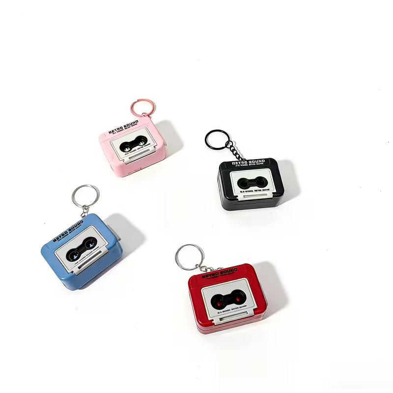 Mini Retro Tape Keychain Sound Mini