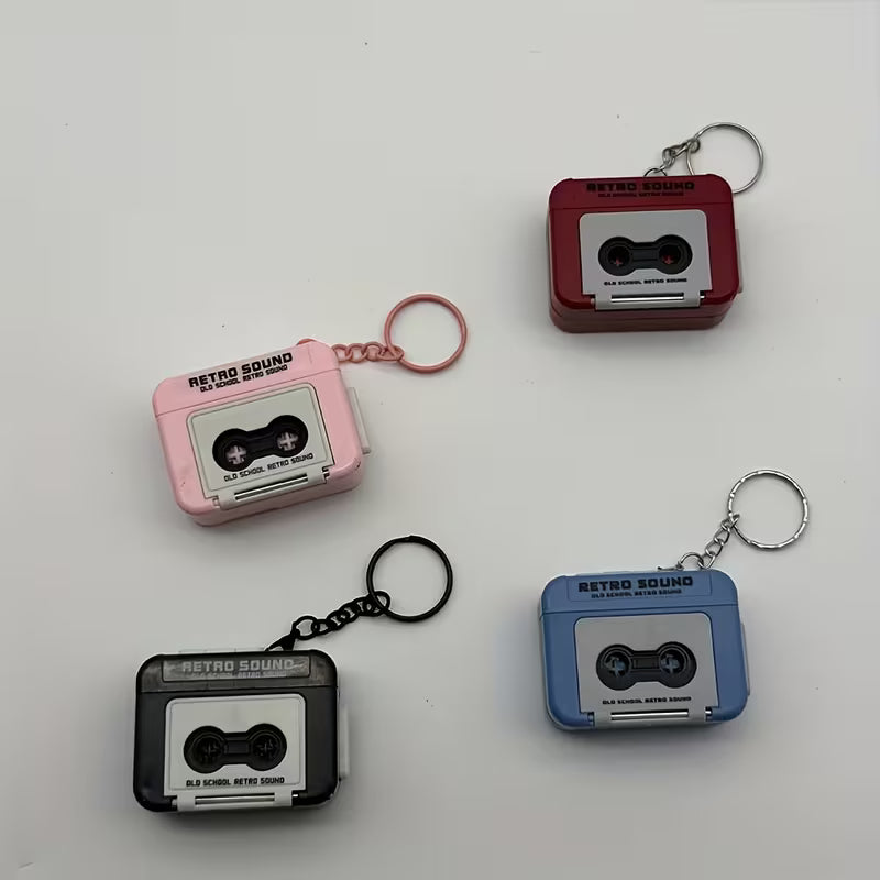 Mini Retro Tape Keychain Sound Mini