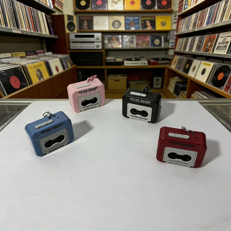 Mini Retro Tape Keychain Sound Mini